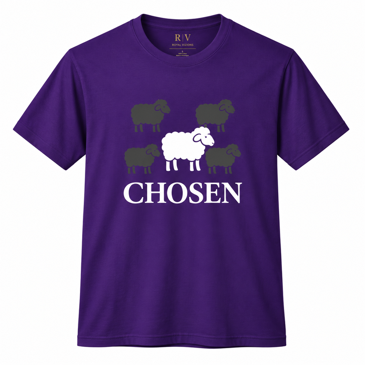 CHOSEN Sheep Graphic T-Shirt | Unisex Christian Tee