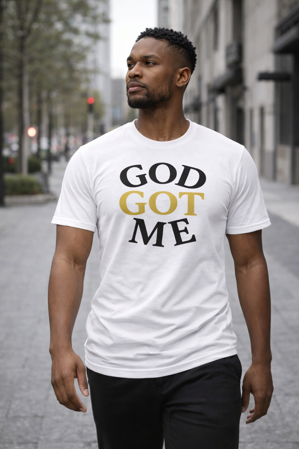 GOD GOT ME Tee – White | Faith You Can Wear