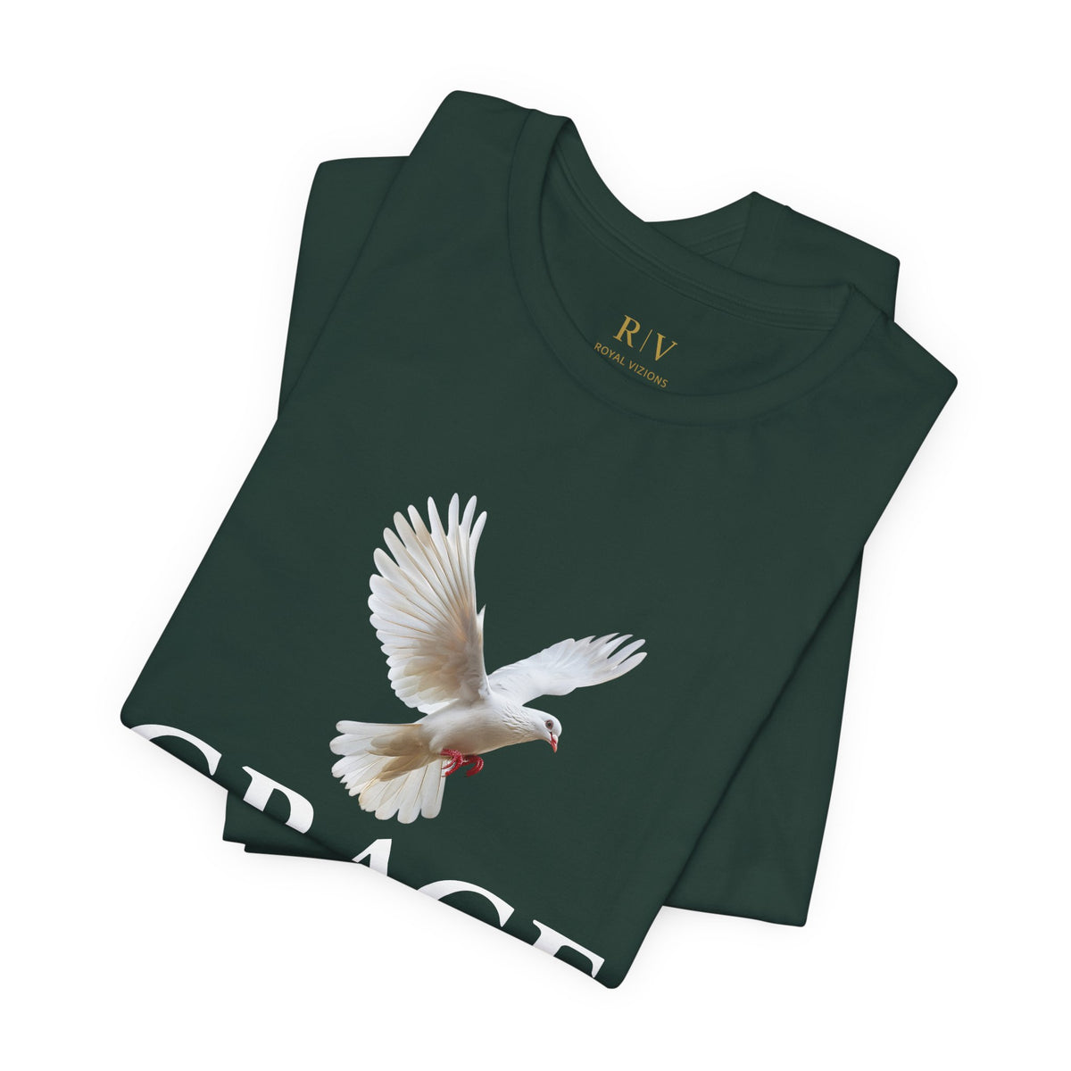 GRACE Dove Graphic T-Shirt | Unisex Christian Tee