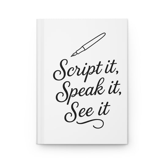 “Script it. Speak it. See it.” Journal
