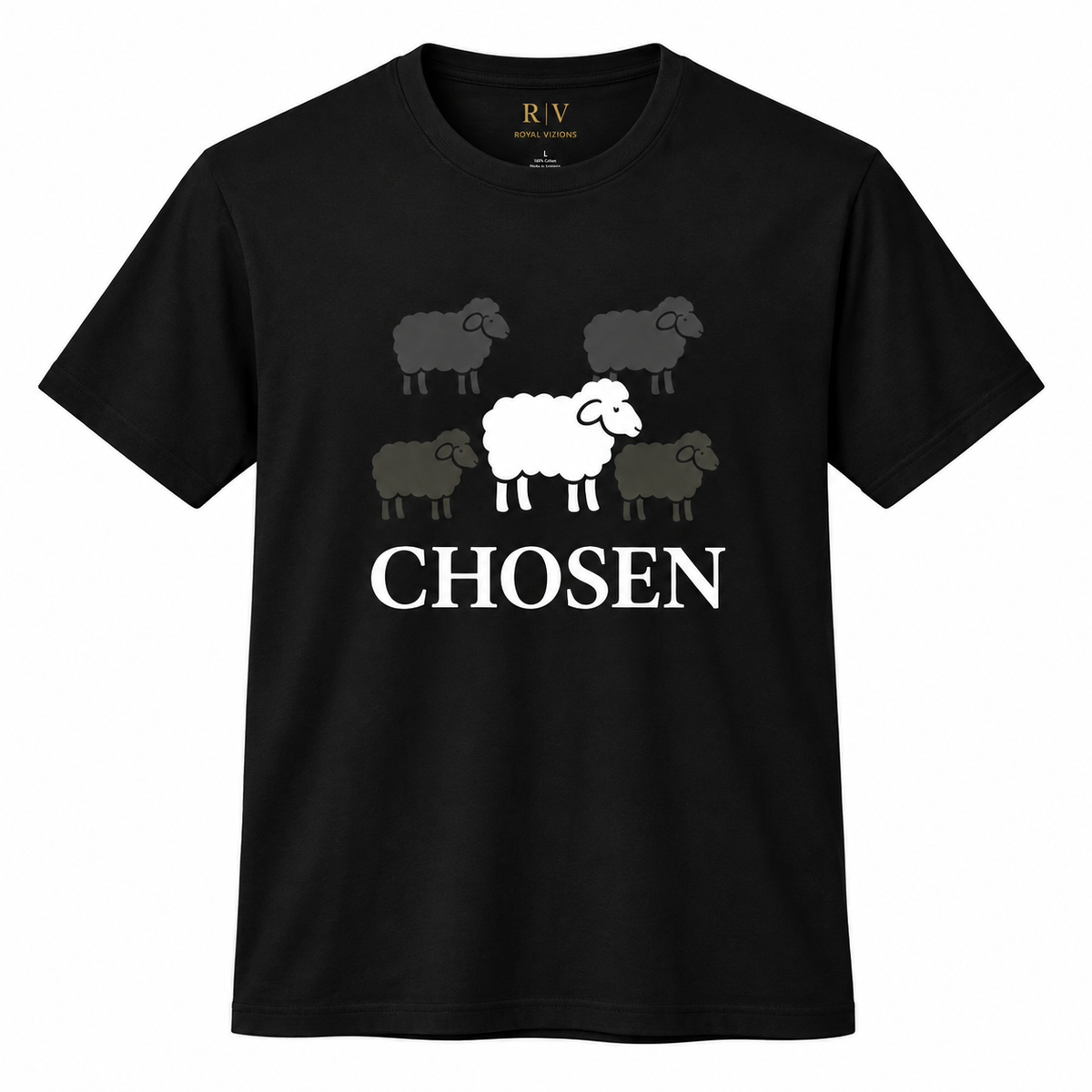 CHOSEN Sheep Graphic T-Shirt | Unisex Christian Tee