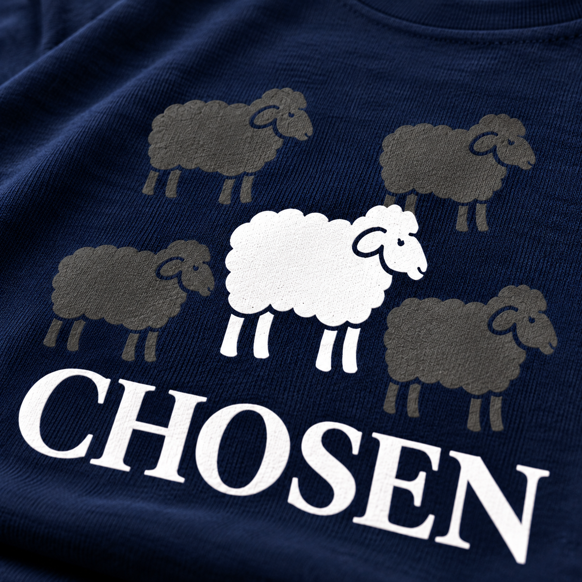 CHOSEN Sheep Graphic T-Shirt | Unisex Christian Tee