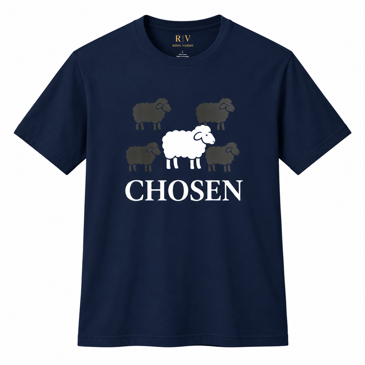 CHOSEN Sheep Graphic T-Shirt | Unisex Christian Tee