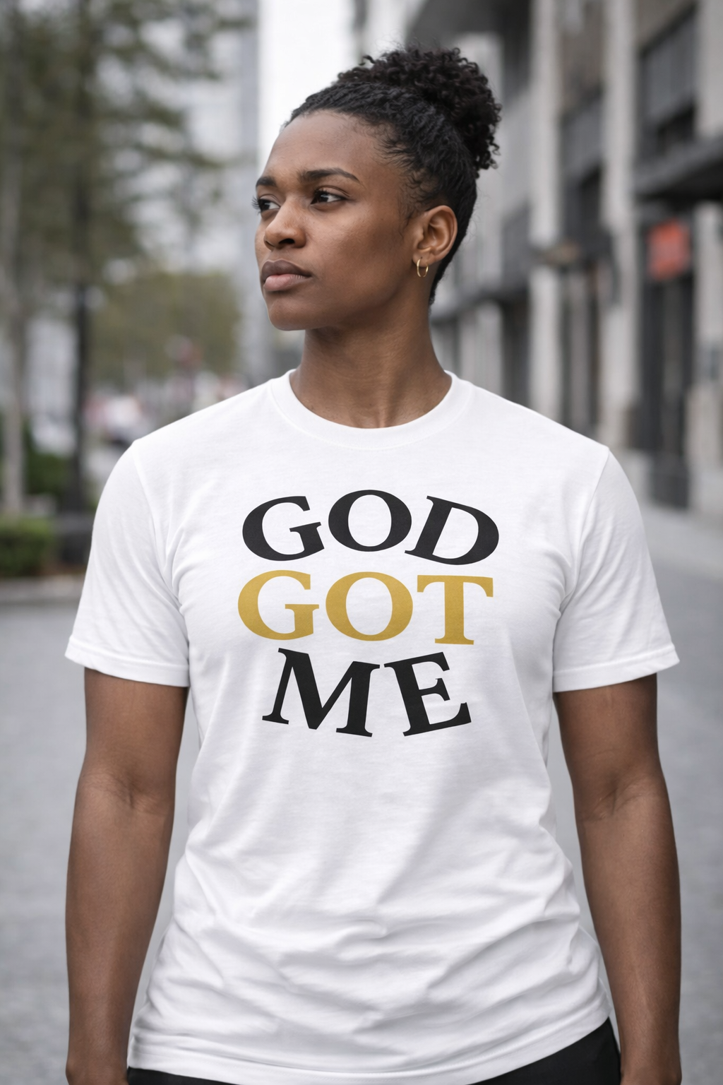 GOD GOT ME Tee – White | Faith You Can Wear
