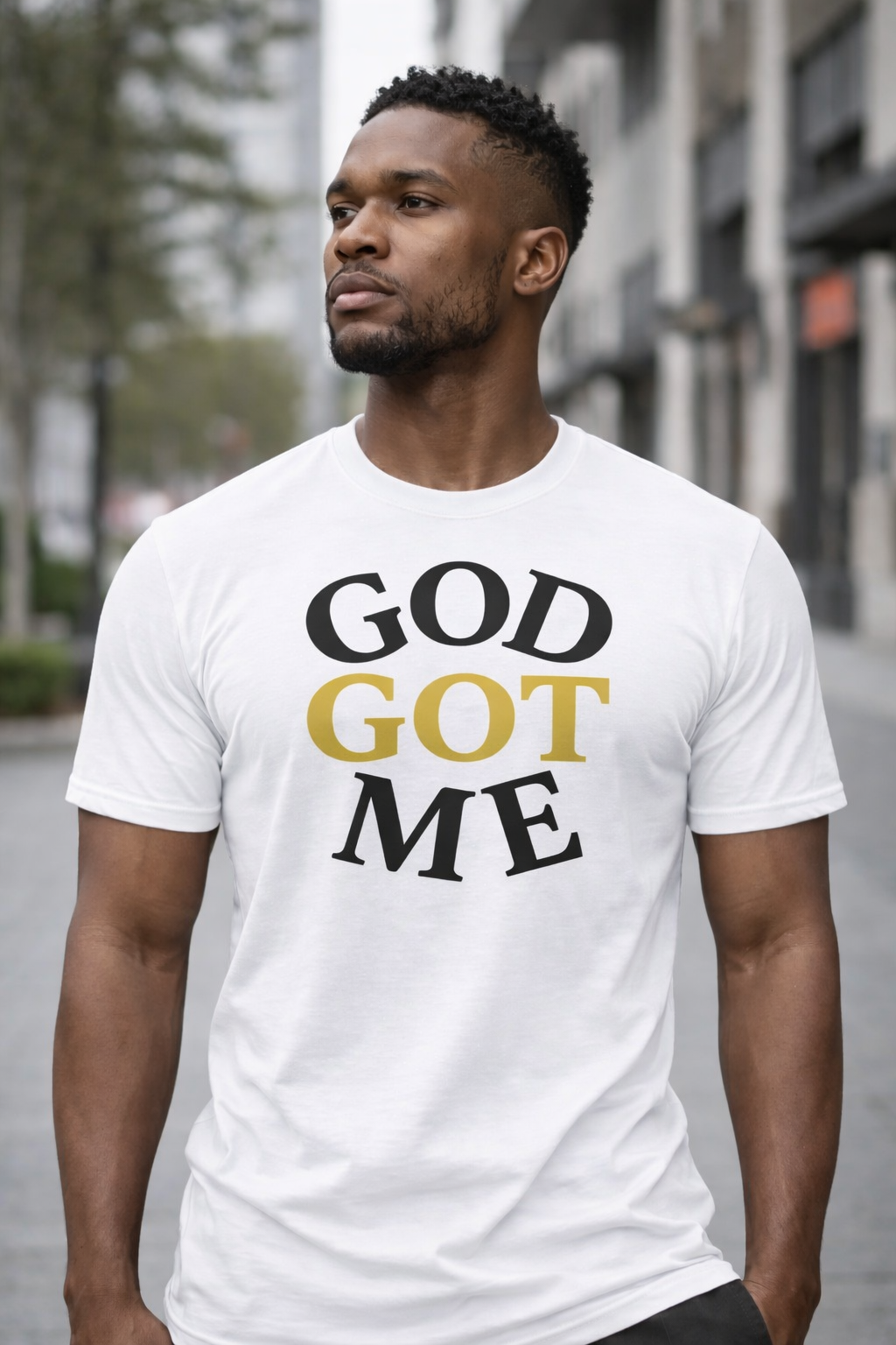 GOD GOT ME Tee – White | Faith You Can Wear